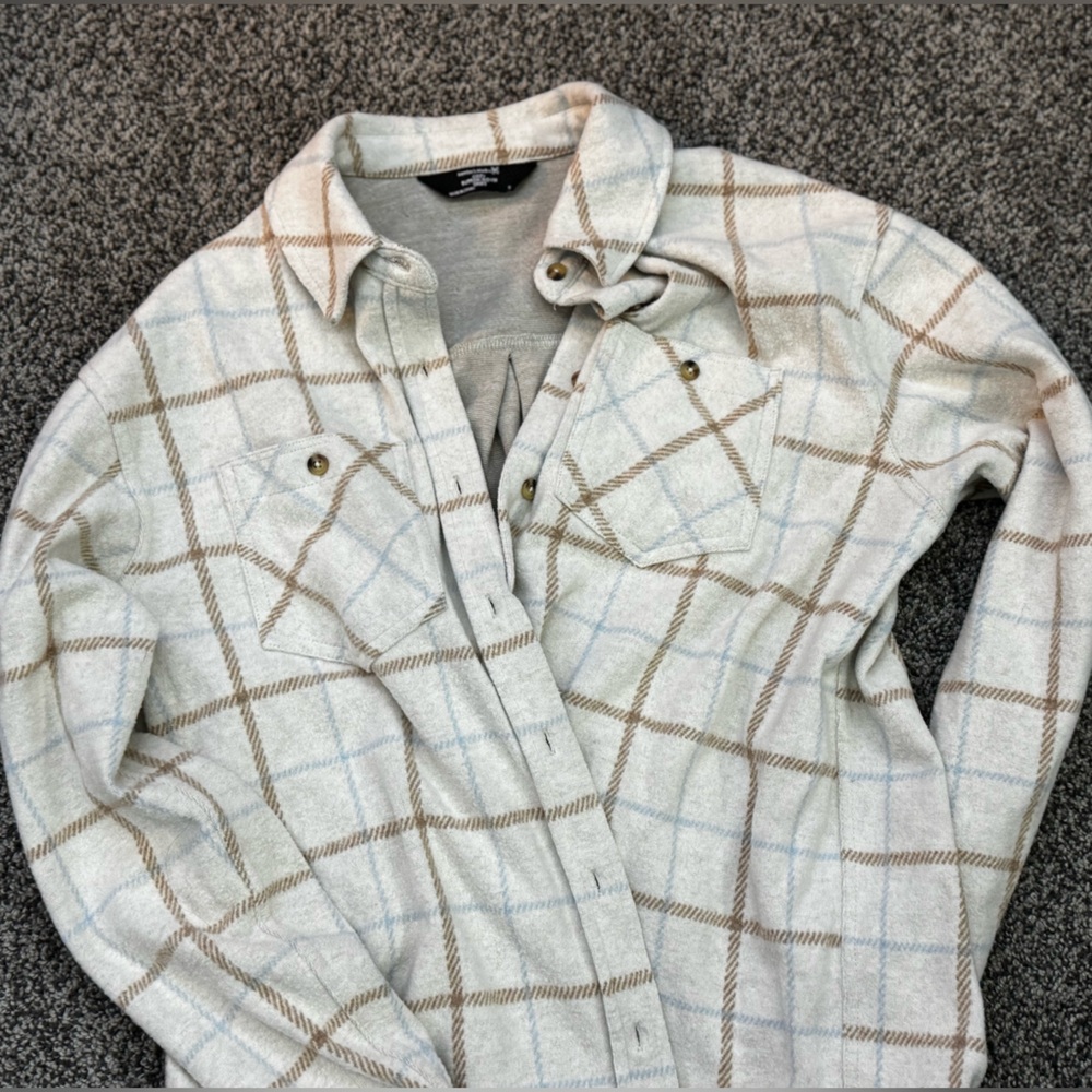 Plaid Button-Up Shirt